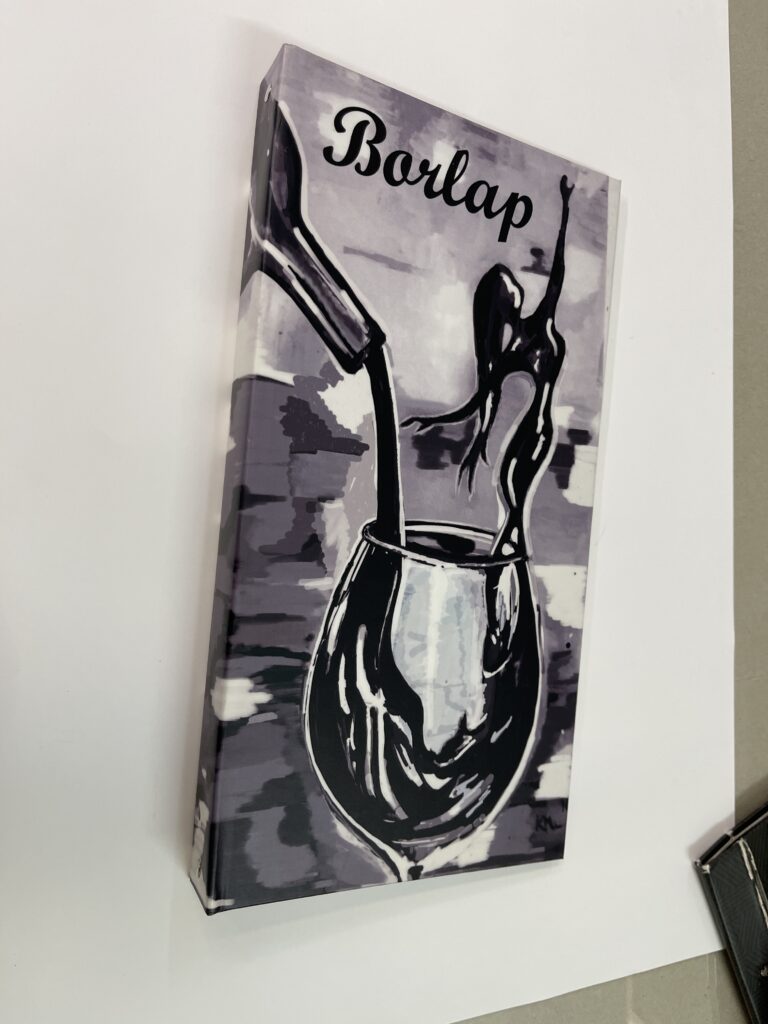 Borlap nyomtatás