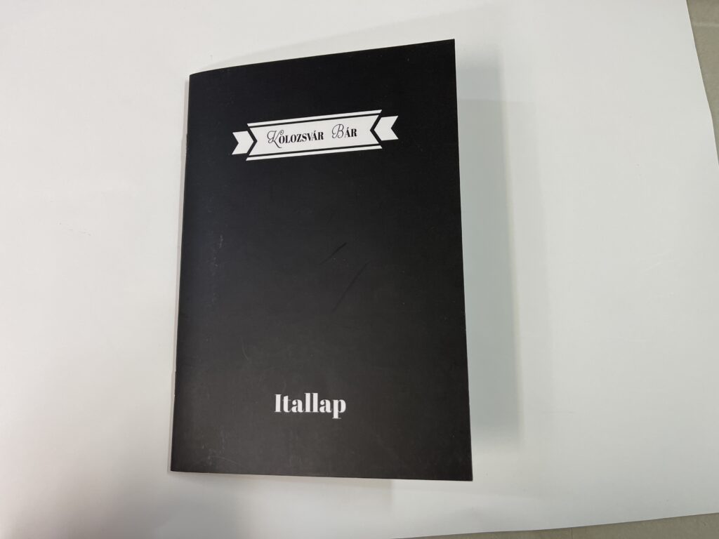 Tűzött itallap